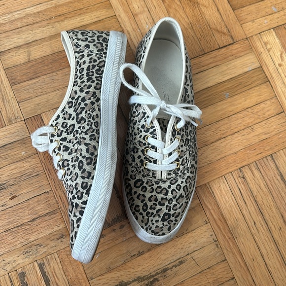 Kelly & Katie Leopard Print Sneakers - Picture 3 of 3